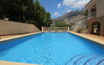 Rental Villa with pool Sierra de Altea Golf Costa Blanca (REF 64)
